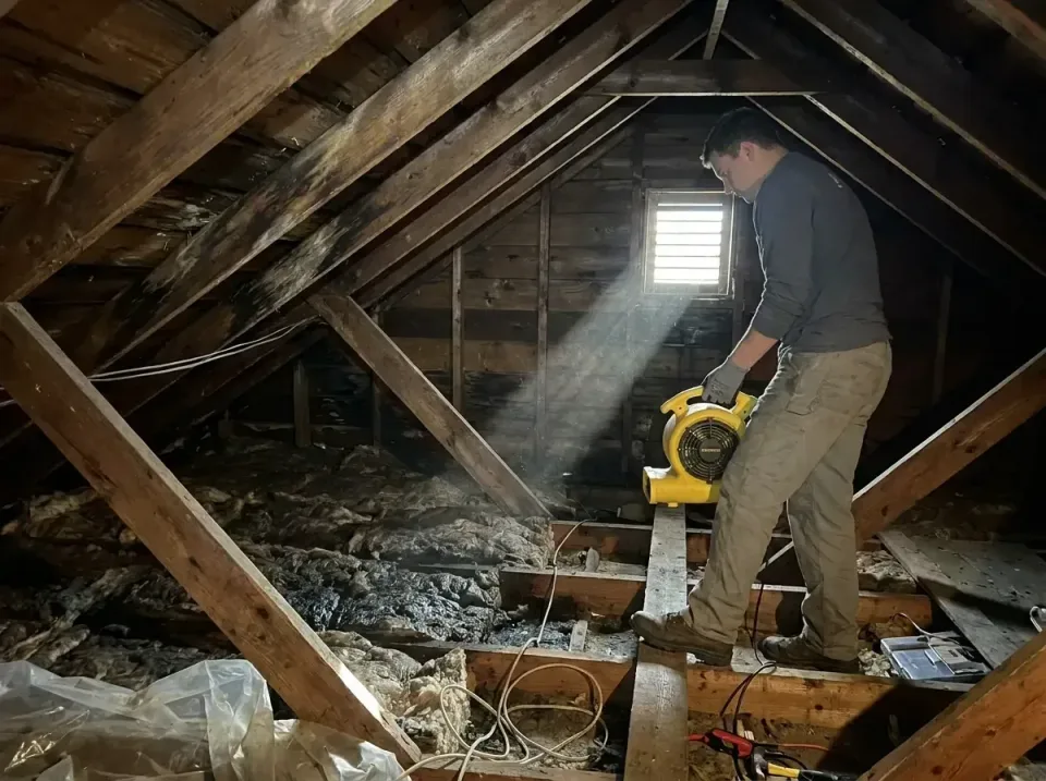 attic-water-damage-drying-proc-007 — frequently asked questions, Emergency Water Extraction & 24/7 Flood Response in Whitney…